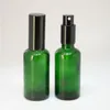 Or Argent Noir Pompe Pulvérisateur 30 ml 50 ml Vert Vaporisateur Bouteilles Verre Cosmétique Parfum Conteneur en Vente Bhbco