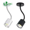 Lampa ścienna LED Lights 7W Cob AC12V 230V Elastyczne lampy sufitowe rurki Światło Świata do biżuterii