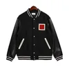 Mens jackets Baseball varsity jacket letter stitching embroidery autumn and winter men loose causal outwear fashion coats