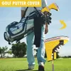 Autres produits de golf Cuir PU Golf Putter Headcover Portable Sneaker Style Golf Putting Cap Golf Blade Putter Head Cover Sports de plein air Accessoires 230720