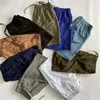 Men's Designer Stone Small Label Running Trunks Sports Shorts Summer Beach Five Cent Shorts Pants Pocket Nylon Jogging Pants