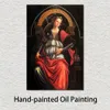Art religieux Sandro Botticelli Peinture Fortitude Peint à la main Oeuvre classique Décor à la maison