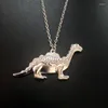 Hanger Kettingen Mode Leuke Punk Stijl Charm Dinosaurus Dier Choker Gothic Sieraden Party Cadeau Voor Vrouwen Mannen