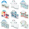 Men's Tracksuits Casablanca Shell Rainbow Dream Men Women Short Set T Shrt Hawaii Beach Suit Hip Hop Shirt Shorts Couple Casa 230720