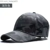 Caps à balle Camouflage noir top dur grosse tête plus taille Baseball casquette coréenne masculine mode léger du soleil respirant 55-60cm 60-65 cm Z230811