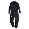 Spring and Autumn Male Denim Suit Jumpsuit HipHop Overalls jeans Suits Handsome Nine-point pants large size Costumes302q