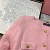 Womens Designers Fashion Casual Knitwear Sweaters Womens Round Neck Stripe Sweaters Knit Letter Knitted Long Sleeved Cardigan pinkwing CXD2312152-12