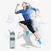Su Şişeleri Moda Şişesi Sızdır Dışı Taşınabilir Çocuklar Spor Plastik Su Isıtıcı Kamp Yürüyüş İçeceği Fitness 600ml