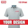 Polos para hombre YOTEE, Polo de algodón puro, camiseta para hombre, bordado personalizado, grupo Personal, camisetas de Color sólido DIY, camisas de verano para hombre 230720