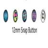 Metals NSB2250 Snap Buttons Jewelry 18mm Fashion DIY Charms Crystal Snaps Antique Metal210M