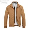 Chaquetas de hombre DIMUSI Chaquetas de bombardero para hombre Primavera otoño Ropa deportiva para hombre Abrigos de cuello alto delgado Chaqueta cortavientos delgada para hombre Chaquetas de calle 5XL L230721