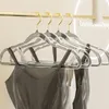 Cabides 10 Pçs Acrílico Roupa Casaco Para Lojas de Roupas Rack de Secagem Antiderrapante Guarda-Roupa Economia de Espaço Armazenamento