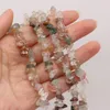 Perline Pietra naturale di alta qualità Quarzo rutilato Ghiaia Perline per creazione di gioielli Bracciale fai da te Accessori per collana Regalo 5-8mm
