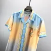 Tute da uomo Tuta estiva T-shirt con stampa digitale 3D Camicia con risvolto aperta