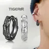 Oorringen KOFSAC Mode Hip Hop Rock Creatieve Tijger Hoops Liefhebbers Sieraden 925 Sterling Zilver Voor Mannen Vrouwen Party Accessoires