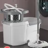 Mops Microfiber Magic Flat Mop Комплект для очистки пола 360 Роторная замена швабры Mopa Fregona Con Combo Инструмент очистки WK50TB 230720