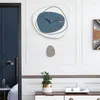 Väggklockor barn nordisk design klocka kök kvarts badrum snyggt modern pendel wanduhren hem dekorera föremål yy50wc