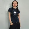 Koszulka damska Karrram Japońska grunge T-shirty Y2K HARAJUKU Krótkie koszulę Koreańską modę Vintage Dark Aesthetics Tops E-Girl 230720