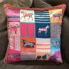 Cushion Decorative Pillow Silk case Brand Design Plaid Horse Sofa Throw Chair Car Cushion Cover Home Decoration Fashion 221202209D