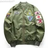 Herenjassen DIMUSI Bomberjack Mens Ma-1 Flight Jacket Pilot Air Force Man Ma1 Army Green Militaire motorjas en jassen 6XL TA039 L230721