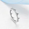 Ring aus 925er-Sterlingsilber, verzauberte Krone, klare CZ-Steine, passend für Pandora-Charm-Schmuck, Verlobung, Hochzeit, Liebhaber, Modering für Frauen256M