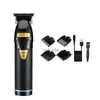 Clippers Aparadores Máquina de cortar cabelo com pentes de guia Kit de aparador de corte de cabelo sem fio masculino Kit de corte de cabelo elétrico Aparador de barba Barbeiro Ferramenta de estilo de cabelo x0728