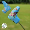 منتجات غولف أخرى Golf Putter Blade Butterfly Pattern Cute Golf Golf Headcover for Mutters with Magnetic Golf Club Head Protector Drop Drop Drop 230720