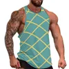Men's Tank Tops Bruno Bucciarati Top Mens Jojos Bizzare Adventures Gym Oversized Beach Fashion Pattern Sleeveless Vests