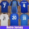 Fans Tops Tees 1982 1994 R. BAGGIO MALDINI Retro Soccer Jerseys 2006 BARESI ANCELOTTI CANNAVARO MAGLIA PIRLO Home Football Shirt Short Sleeve Uniforms T230720