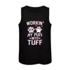 Camisetas sin mangas para hombre Working My Puff Into Tuff Shirt Top Ropa de baloncesto Ropa de diseñador para hombre