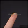 Nose Rings Studs Gold Fake Piercing Clip Ring Cuff Body Jewelry For Women New Trend Ear Cuffs Heart Cross Flowers 22 Styles Drop De Dhtal