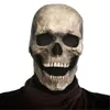 Party Masks Movable Mouth Skull Headgear Halloween Roleplaying Horror Props Scary Funny Mask Haunted House Secret Room Decoration 230721