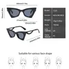 Occhiali da sole Vintage Fashion Cat Eye Sexy Ladies Women For Men Designer Punk Occhiali da sole Trend Big Frame Shades UV400