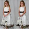 Long Camo Flower Girl Dresses For Wedding Stain A Line Söta pageants klänningar för flickor First Holy Communion Dresses244Q