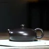 Новый классический чайный горшок с фиолетовым фильтром глины Xishi Teapot Красота чайник сырой ручной работы на заказ на индивидуальные подарки.