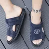 Leder Großer echter Sommer Klassiker Pantoffeln weiche Sandalen Männer römisch Komfort Wanderschuhe Schuh Schuh