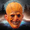 Máscaras de festa Halloween Máscara de Abóbora Cabeça Assustadora Traje Assustador Casa Assombrada 230721