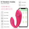 Vibratorer Sex Toy Application Vibrator Bluetooth Dildo Female Wireless Remote Control Vibrator Wearing Vibration Par Love Egg Toy 230720