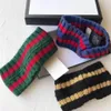 Designer elastische Turban Wolle Stirnband stricken Haarbänder für Männer und Frauen Italien Marke Winter warme Stirnbänder Headwraps I03243w