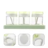 Dinnerware Sets Sugar Bowl Glass Coffee Container Condiment Server Seasoning Containers Cover Jars Household Pepper Holder For Kitchen Spice