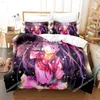 Bedding Sets 2023 Cute Oshi No Ko Set Cartoon Anime Three-piece Adult Kid Bedroom Duvetcover 3D Kawaii Colcha De Verano Cama