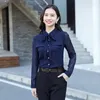 Women's Blouses 2023 Woman Summer Office Ladies Work Wear Female Tops Clothes OL Formal Uniform Designs Business Shirts For Women