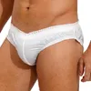 Caleçon Homme Taille Basse Culotte Taille Élastique Culotte Bulge Pouch Bikini Tongs Sous-Vêtements Résistant À L'eau Maillots De Bain Pool Party Underpant