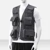 Gilet da uomo Gilet da motociclista Gilet estivo Abiti da lavoro Giacca da baseball Abbigliamento tattico Militare