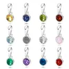 NOVO 100% Prata Esterlina 925 Pingente Pandora Para Mulheres 12 Meses Multicolor Charm Beads Colocação Pulseira DIY Colar Wholesal2904