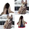 Vêtements pour chiens Veste de luxe Vêtements d'hiver pour petits chiens Français Bldog Manteau Mode Husky Chihuahua Costume Animaux Vêtements Drop T200710 Dha9U