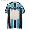 Поклонники Tops Tees 2000 Gremio Ronaldinho Mens Retro Soccer Jerseys Zinho Nene Warley Home Blue Black Football Рубашки Camisetas de Futebol Formines T230720