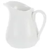 Servis uppsättningar pitcher creamer mjölksås kanna keramisk sås kaffe mini häll sirap handtag vit dispenser cup båt skumning soja servering