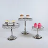 Other Bakeware 1pcs Round Cake Stand Pedestal Holder Party Crystal Silver Color2561