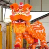 Vuxen lejondans maskot kostym 2 spelare pelare kinesisk kultur kungfu wushu vårfestival semester karneval evenemang weding birthd274d